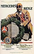 Ehe von Kranz und Stern: Die Unternehmen Benz & Cie. und Daimler-Motoren-Gesellschaft schließen sich 1926 zusammen. Bereits 1925 entsteht die gemeinsame Vertriebsorganisation, für die diese Anzeige wirbt.